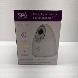 Spa Sciences CIRRA Nano Ionic Vanity Facial Steamer with Optional Aromatherapy